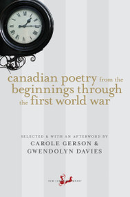 Canadian Poetry from the Beginnings Through the First World War - 9780771093647 by Carole Gerson, Gwendolyn Davies, 9780771093647