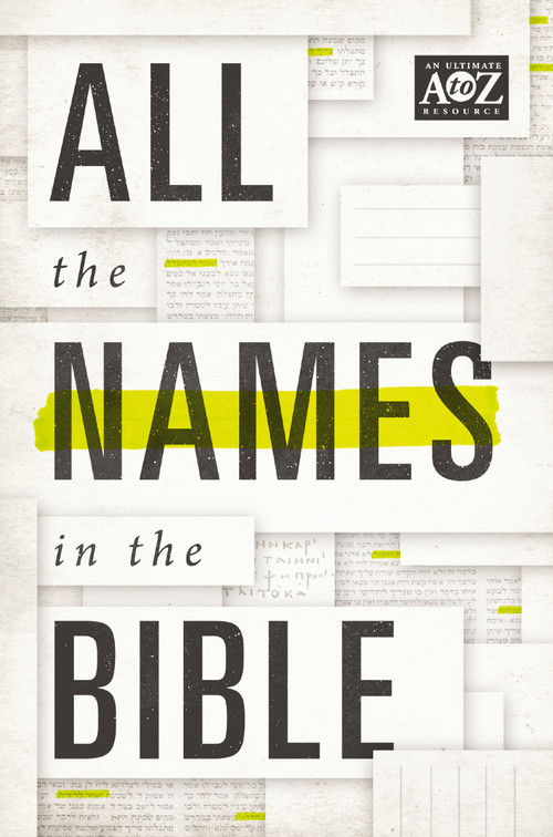 All the Names in the Bible (Comprehensive Index of Every Person and Place in Scripture) by Thomas Nelson, 9780529106506