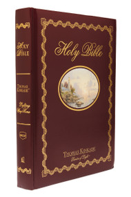 NKJV, Lighting the Way Home Family Bible, Hardcover, Red Letter (Holy Bible, New King James Version) by Thomas Kinkade, 9780718002435
