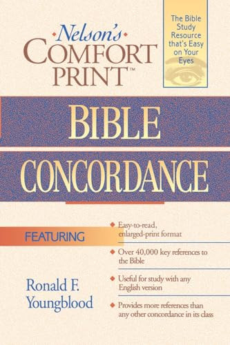Comfort Print Bible Concordance by Thomas Nelson, 9780785248552