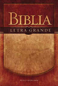 RVR1909, Santa Biblia, Letra grande, Tapa rústica, Palabras de Jesús en rojo (Spanish Edition) by RVR 1909- Reina Valera 1909, 9780899220130
