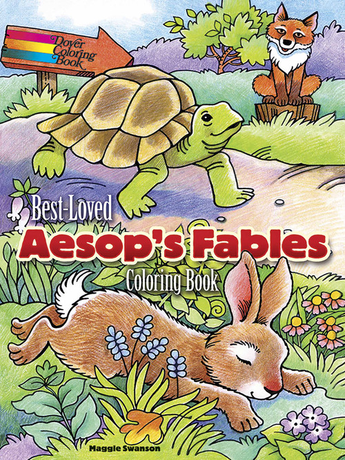 Best-Loved Aesop's Fables Coloring Book by Maggie Swanson, 9780486797472