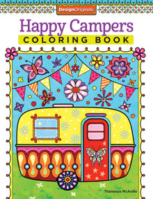 Happy Campers Coloring Book by Thaneeya McArdle, 9781574219654