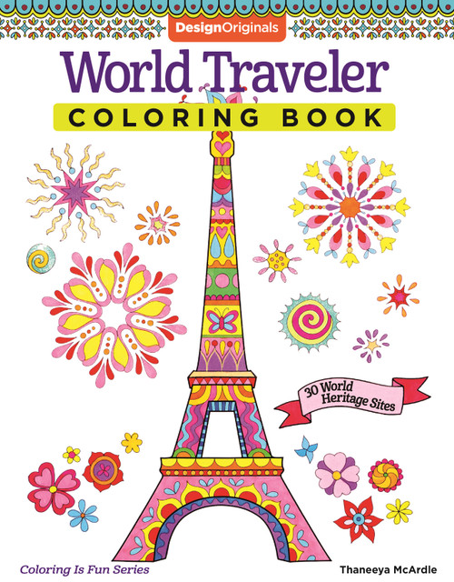 World Traveler Coloring Book (30 World Heritage Sites) by Thaneeya McArdle, 9781574219609