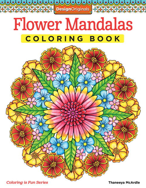 Flower Mandalas Coloring Book by Thaneeya McArdle, 9781574219944