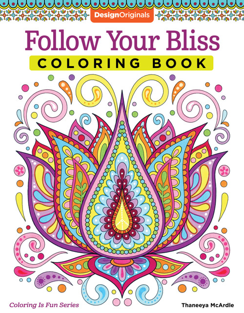 Follow Your Bliss Coloring Book by Thaneeya McArdle, 9781574219968