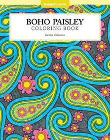 Boho Paisley Coloring Book by Debra Valencia, 9781497200012