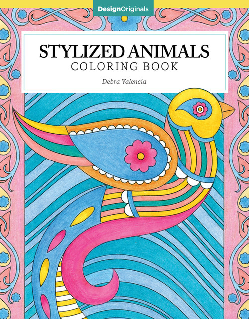 Stylized Animals Coloring Book by Debra Valencia, 9781497201620