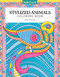 Stylized Animals Coloring Book by Debra Valencia, 9781497201620
