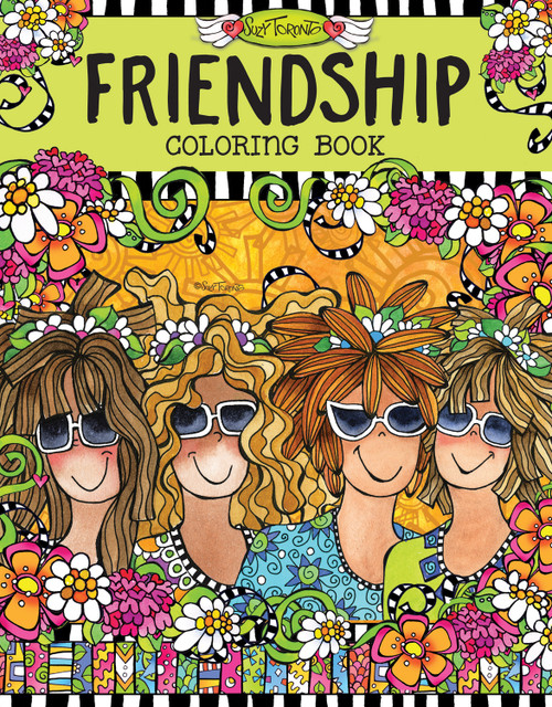 Friendship Coloring Book by Suzy Toronto, 9781497201552