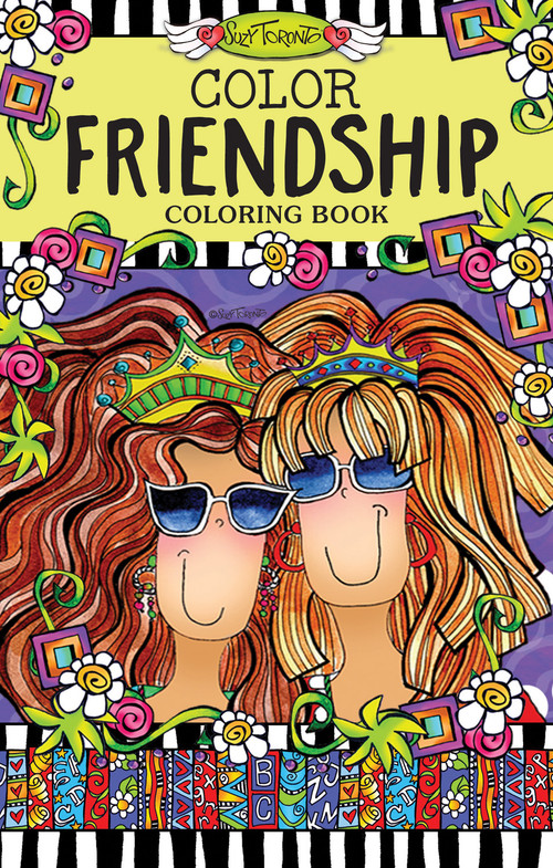 Color Friendship Coloring Book by Suzy Toronto, 9781497201590