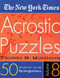 The New York Times Acrostic Puzzles Volume 8 by Thomas H. Middleton, 9780312284107