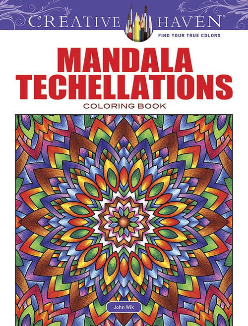 Creative Haven Mandala Techellations Coloring Book by John Wik, 9780486805221