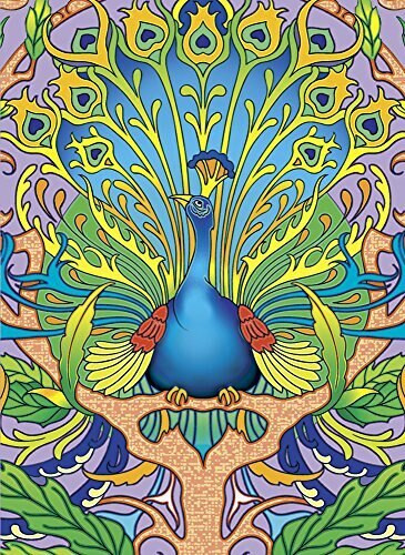 Art Nouveau Peacock Notebook (Miniature Edition) by Marty Noble, 9780486801520