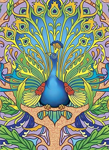 Art Nouveau Peacock Notebook by Marty Noble, 9780486801520