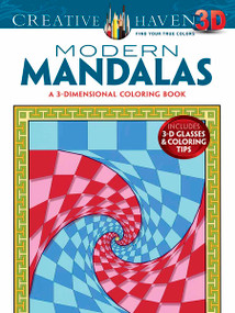 Creative Haven 3-D Modern Mandalas Coloring Book by Randall McVey, 9780486790879