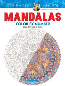 Creative Haven Mandalas Color by Number Coloring Book by Shala Kerrigan, 9780486797977