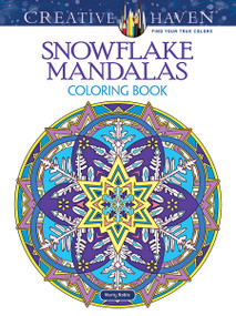 Creative Haven Snowflake Mandalas Coloring Book by Marty Noble, 9780486803760