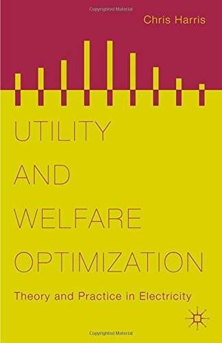 Utility and Welfare Optimization (Theory and Practice in Electricity) by Chris Harris, 9781137384805