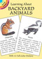 Learning About Backyard Animals (Miniature Edition) by Sy Barlowe, 9780486405346