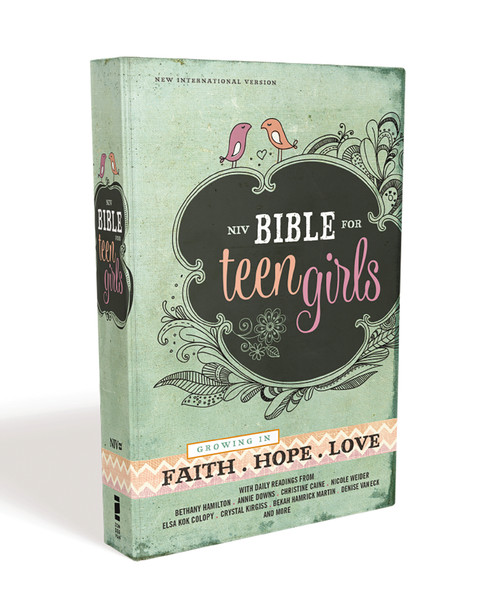 NIV, Bible for Teen Girls, Hardcover (Growing in Faith, Hope, and Love - The Perfect Christian Faith Gift for Your Teenage Girl, Age 13-18) by Zondervan, 9780310749691