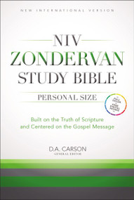 NIV Zondervan Study Bible, Personal Size, Hardcover (Built on the Truth of Scripture and Centered on the Gospel Message) by D. A. Carson, T. Desmond Alexander, Richard Hess, Douglas  J. Moo, Andrew David Naselli, 9780310438311
