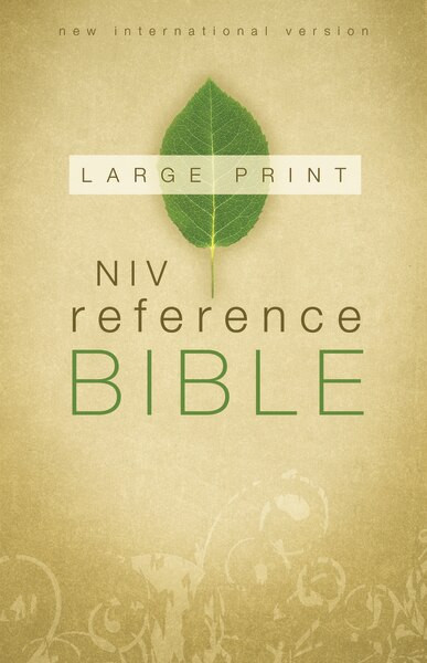 NIV, Reference Bible, Large Print, Hardcover by  Zondervan, 9780310431732