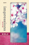 NIV, Impressions Collection Bible, Hardcover, Blue/White by  Zondervan, 9780310431947