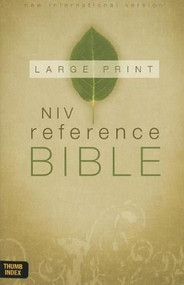 NIV, Reference Bible, Large Print, Hardcover, Indexed by  Zondervan, 9780310431749