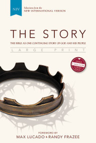 NIV, The Story, Large Print, Hardcover (The Bible as One Continuing Story of God and His People) by  Zondervan, 9780310433873