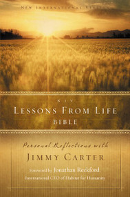 NIV, Lessons from Life Bible, Hardcover (Personal Reflections with Jimmy Carter) by Jimmy Carter, 9780310950813