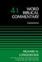 Galatians, Volume 41 by Richard N. Longenecker, Bruce M. Metzger, David Allen Hubbard, Glenn W. Barker, John D. W. Watts, James W. Watts, Ralph P. Martin, Lynn Allan Losie, 9780310521945