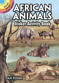 African Animals Sticker Activity Book by Jan Sovak, 9780486407494