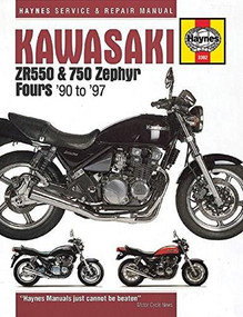 Kawasaki ZR550 & 750 Zephyr Fours '90 to '97 by Editors of Haynes Manuals, 9780857338648