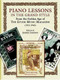 Piano Lessons in the Grand Style (From the Golden Age of The Etude Music Magazine (1913-1940)) by Jeffrey Johnson, 9780486424248