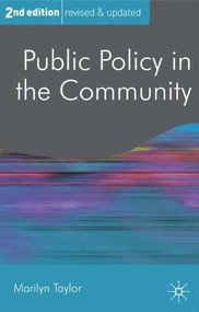 Public Policy in the Community by Marilyn Taylor, 9780230242647