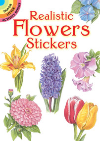 Realistic Flowers Stickers by Dot Barlowe, 9780486416182