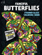Fanciful Butterflies Stained Glass Coloring Book by Marty Noble, 9780486486499