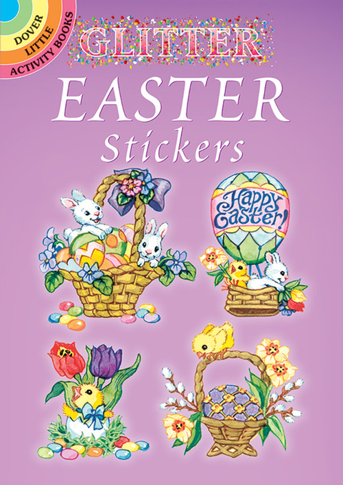 Glitter Easter Stickers by Nina Barbaresi, 9780486438399
