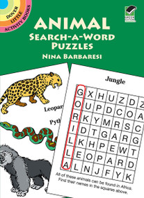 Animal Search-a-Word Puzzles by Nina Barbaresi, 9780486427676