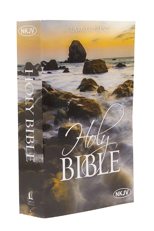 The NKJV, Holy Bible, Larger Print, Paperback (Holy Bible, New King James Version) by Thomas Nelson, 9780718083298