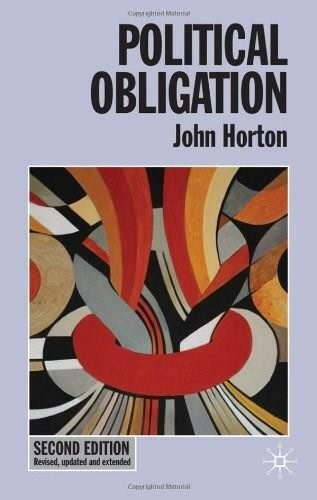 Political Obligation by John Horton, 9780230576513