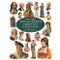 Old-Time Men and Women Vignettes in Full Color by Carol Belanger Grafton, 9780486412269