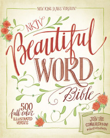NKJV, Beautiful Word Bible, Hardcover, Red Letter Edition (500 Full-Color Illustrated Verses) by  Zondervan, 9780310003687