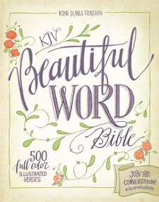 KJV, Beautiful Word Bible, Hardcover, Red Letter Edition (500 Full-Color Illustrated Verses) by  Zondervan, 9780310003724