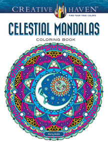 Creative Haven Celestial Mandalas Coloring Book by Marty Noble, 9780486804804