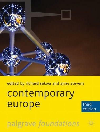 Contemporary Europe by Richard Sakwa, Anne Stevens, 9780230282896