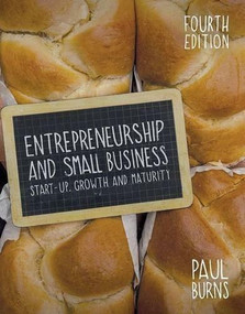 Entrepreneurship and Small Business (Start-up, growth and maturity) - 9781137430359 by Paul Burns, 9781137430359