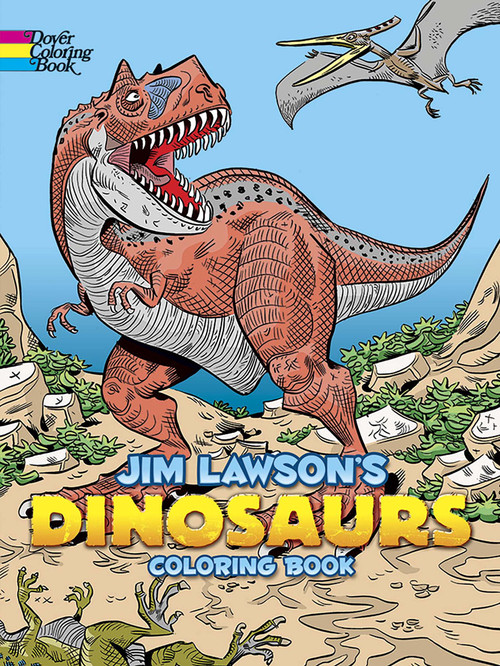 Jim Lawson's Dinosaurs Coloring Book by Jim Lawson, 9780486805030