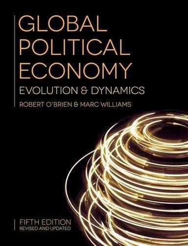 Global Political Economy (Evolution and Dynamics) - 9781137523129 by Robert O'Brien, Marc Williams, 9781137523129